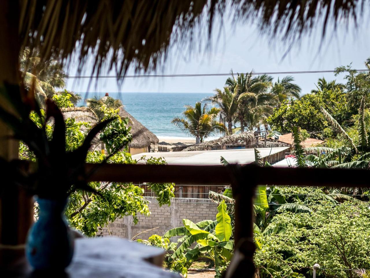 Brisas de Zicatela Experiencia Surf Camp 호스텔 외부 사진