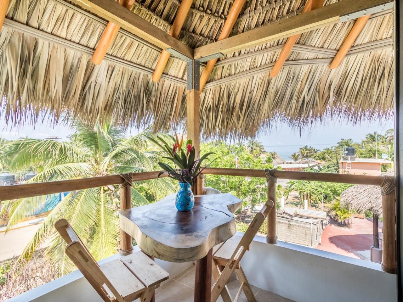Brisas de Zicatela Experiencia Surf Camp 호스텔 외부 사진